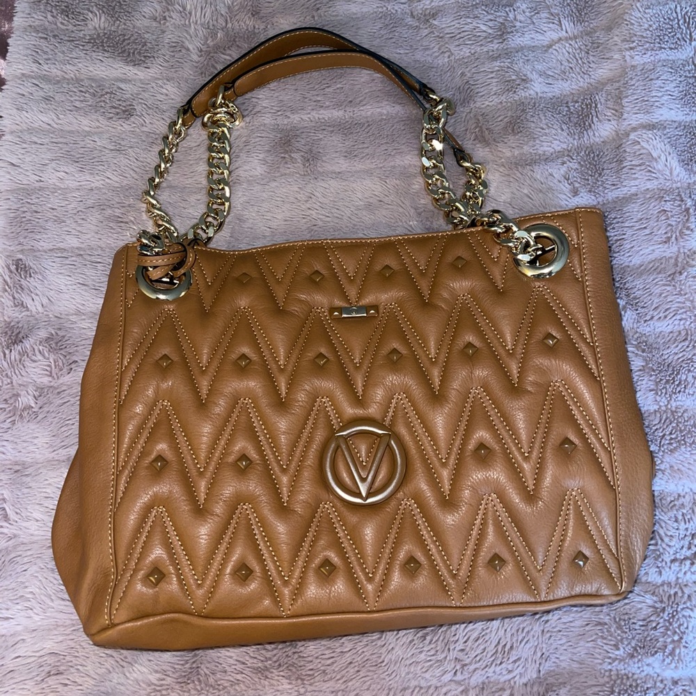 Brown and gold Valentino purse